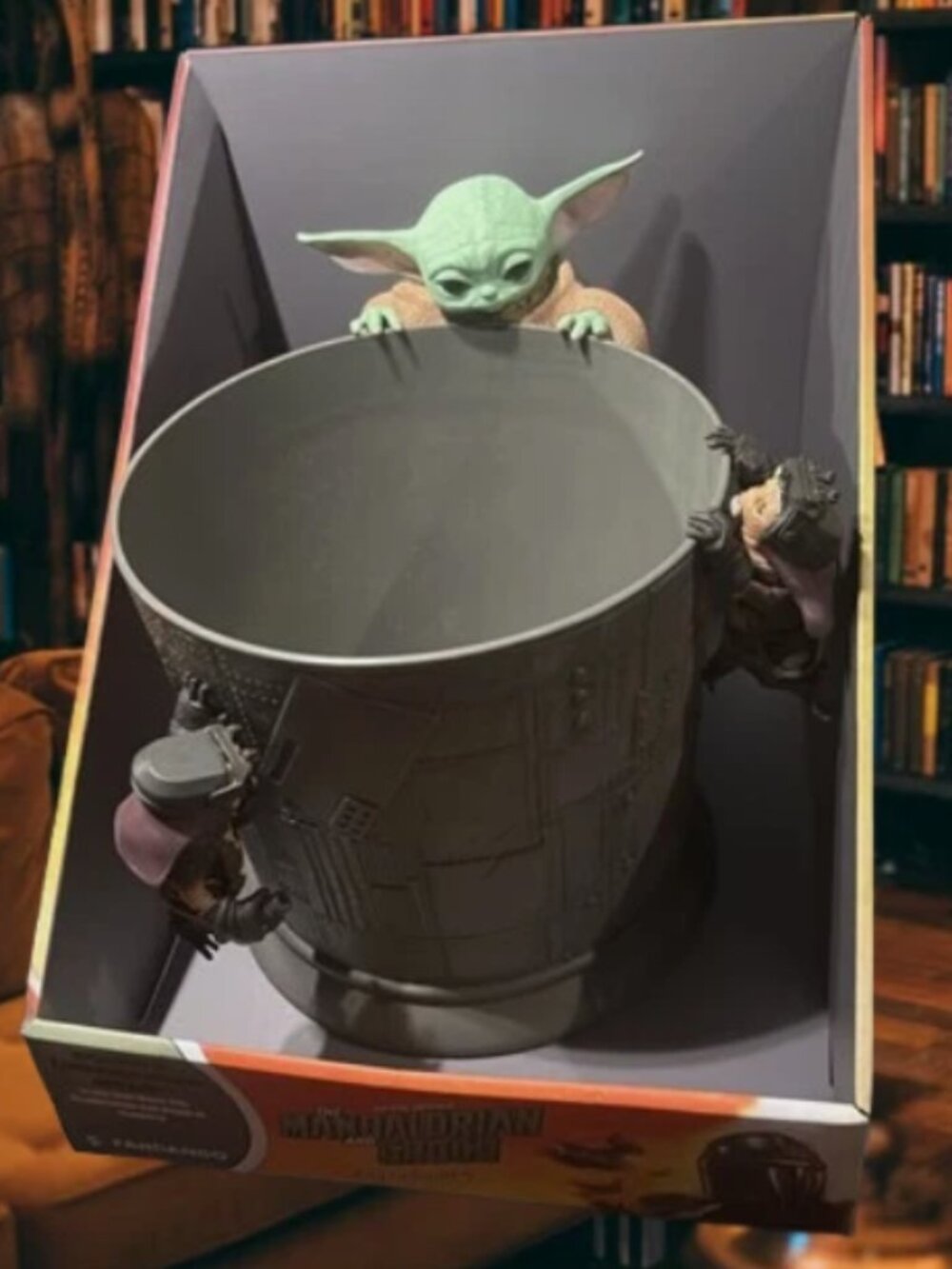 The Mandalorian Grogu Popcorn Bucket Fandango Movie Ticket Official Collectible